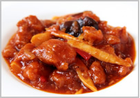 鶏肉辛子炒め