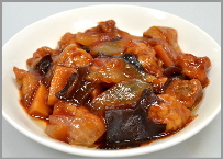 豚肉黒酢